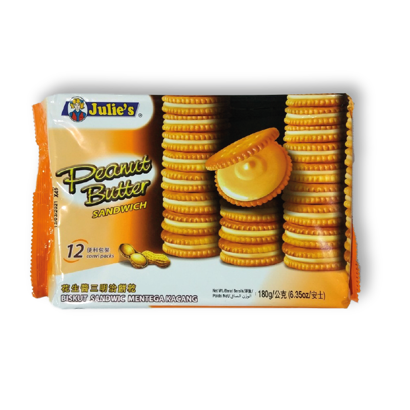 Makroclick JULIES PEANUT BUTTER BISCUITS 180G*1