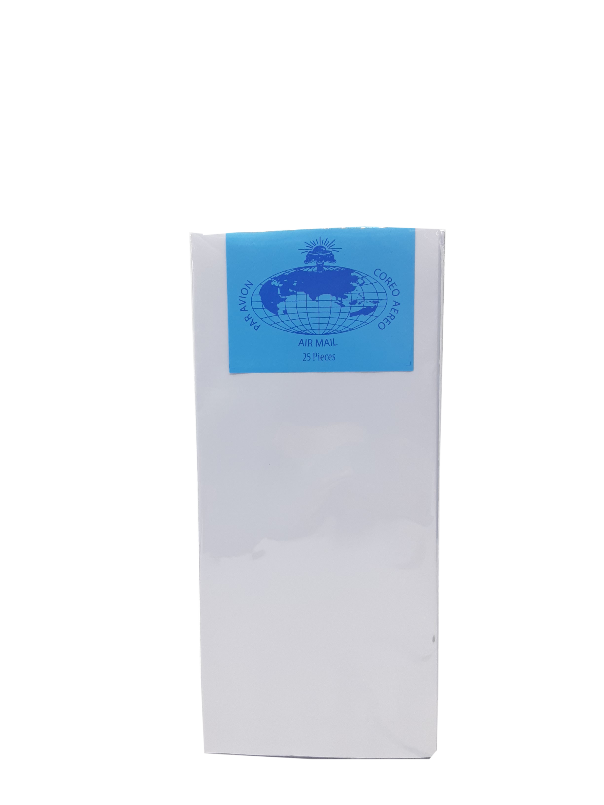 Makroclick PAR AVION White Top Envelope (4 Inches x 9 Inches ) x 25Pcs